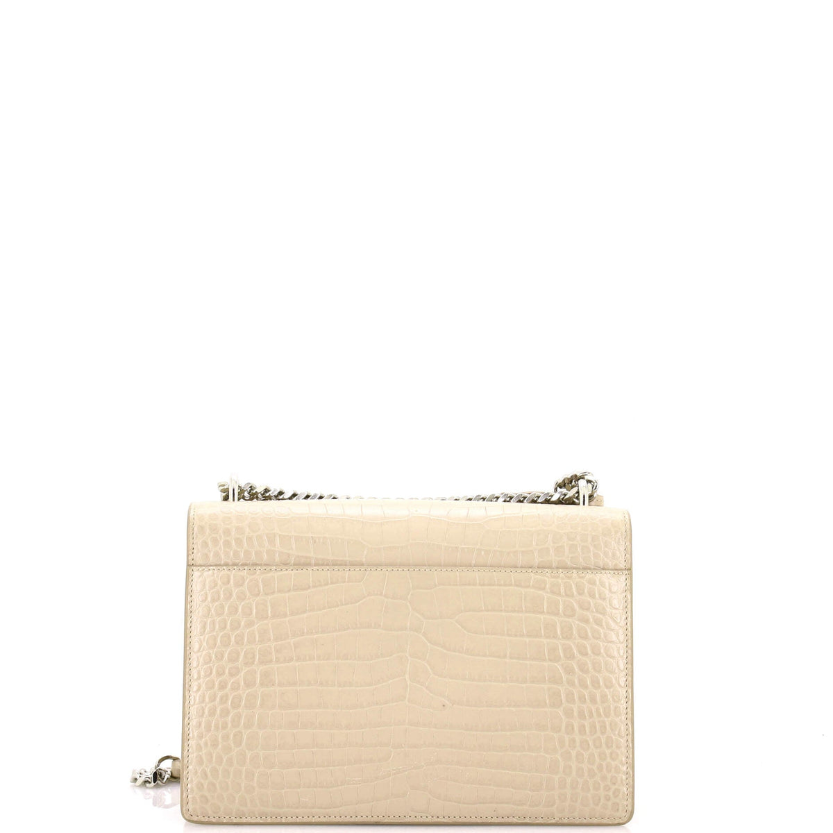 Sunset Crossbody Bag Crocodile Embossed Leather Medium
