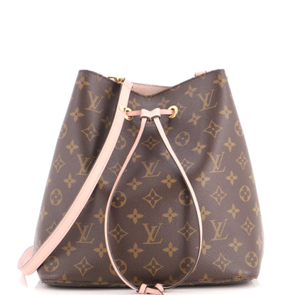 NeoNoe Handbag Monogram Canvas with Leather MM