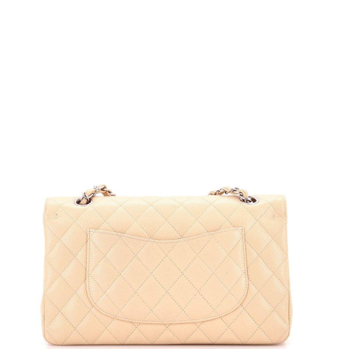 Classic Double Flap Bag Quilted Caviar Medium