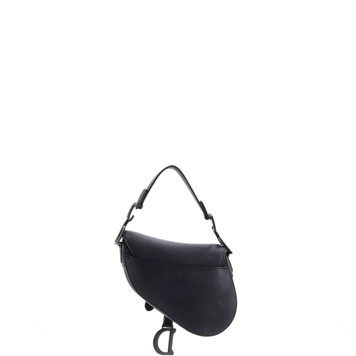 Ultra Matte Saddle Handbag with Strap Leather Mini