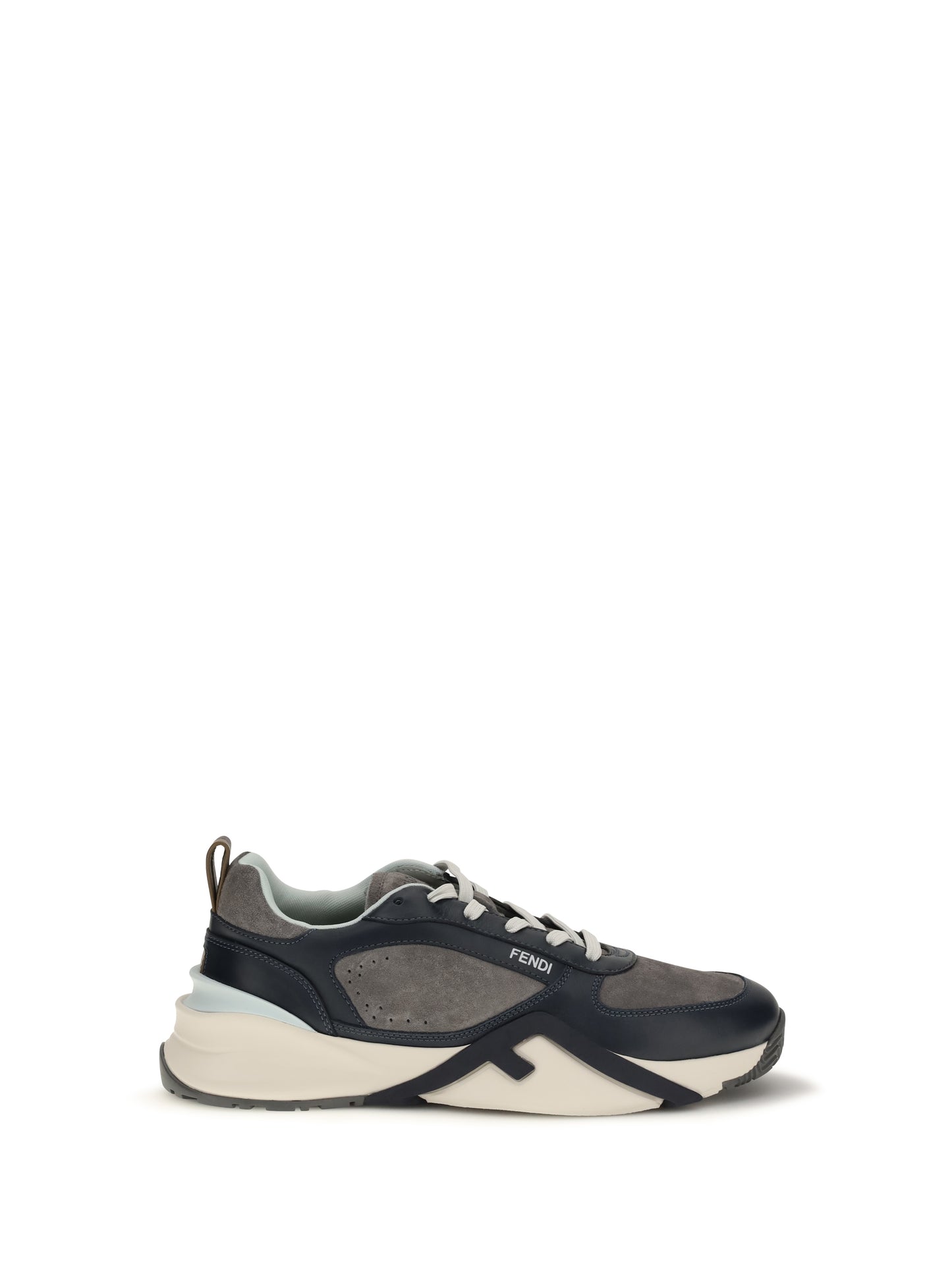 Trainers Calf Leather Blueberry/Ash/Mint