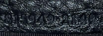 Emblem Top Handle Vanity Bag GG Embossed Leather Small
