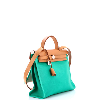 Herbag Zip Berline Vache Canvas and Leather 31