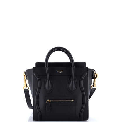 Luggage Bag Smooth Leather Nano