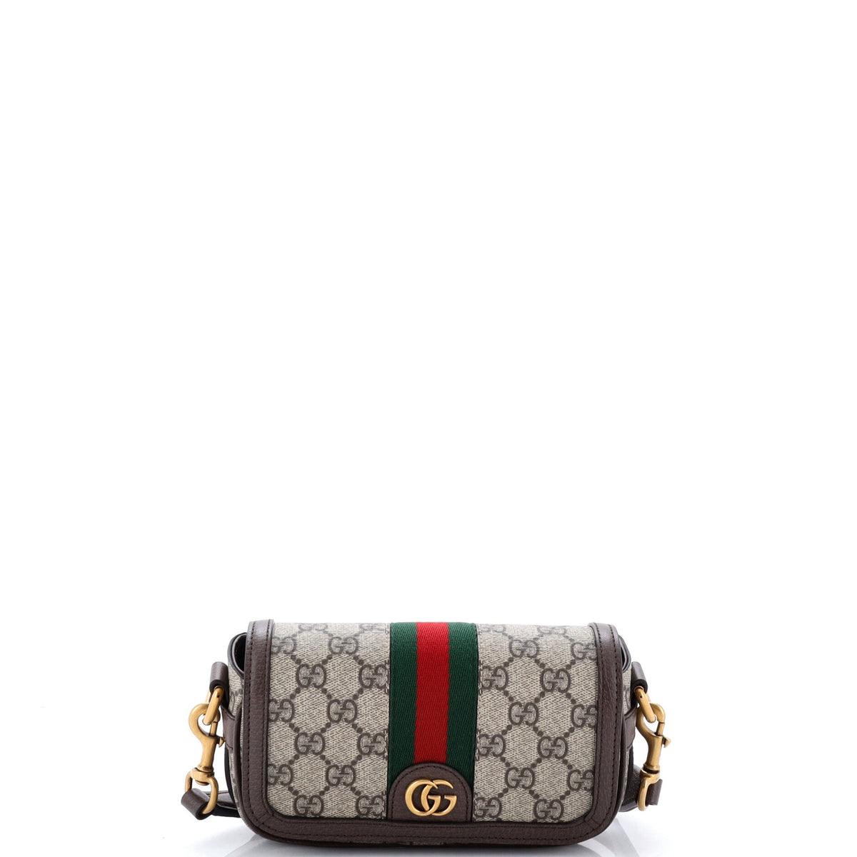 Ophidia Flap Convertible Shoulder Bag GG Coated Canvas Mini