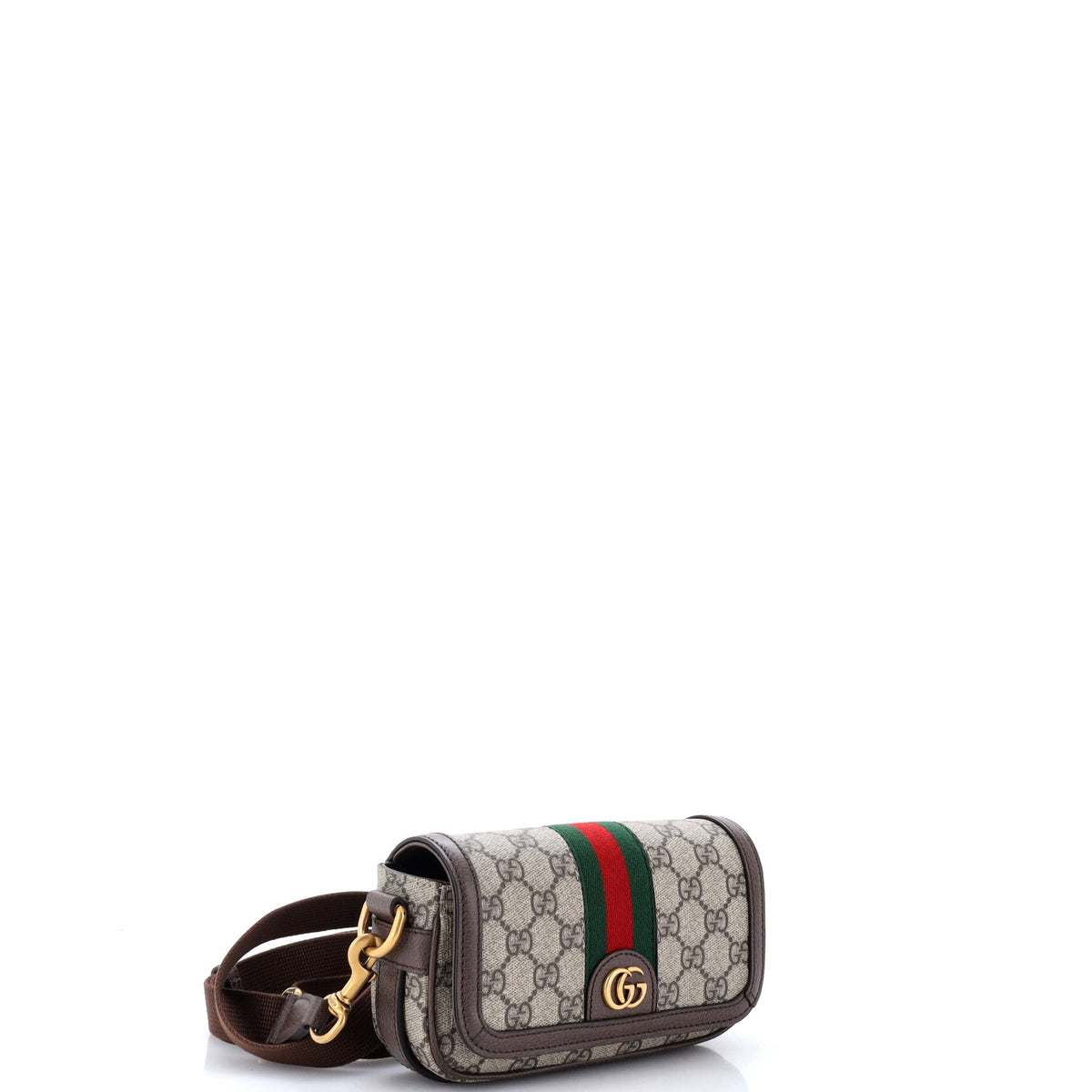 Ophidia Flap Convertible Shoulder Bag GG Coated Canvas Mini