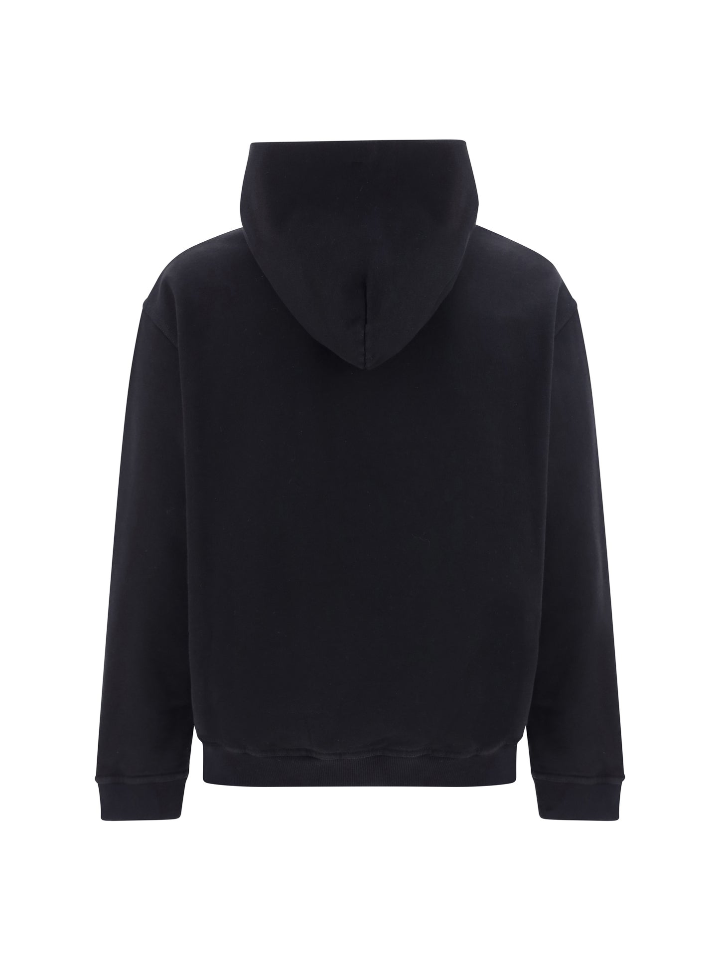 Hoodie Black/White Embroidery