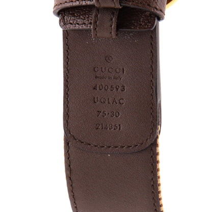 GG Marmont Belt Jumbo GG Canvas and Leather Wide