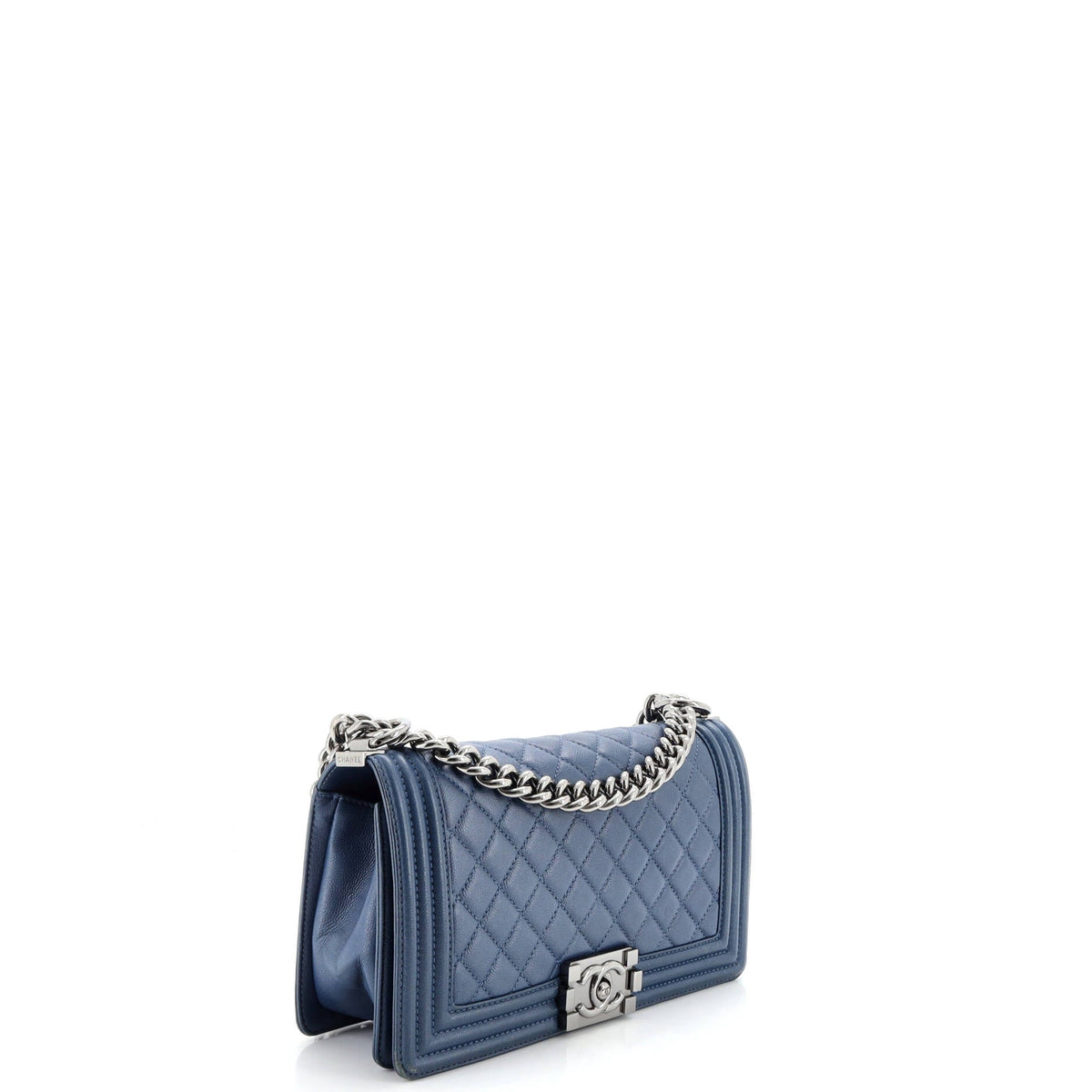 Boy Flap Bag Quilted Caviar Old Medium