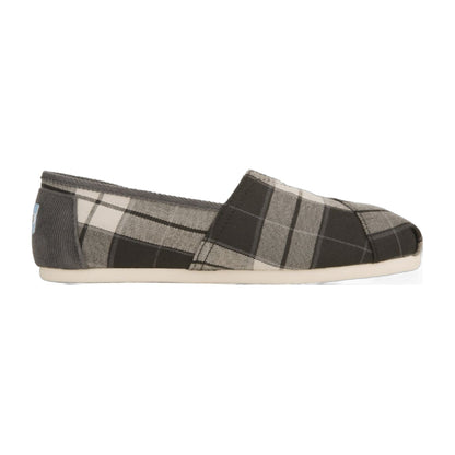 Toms Women's Alpargata - Black White Plaid