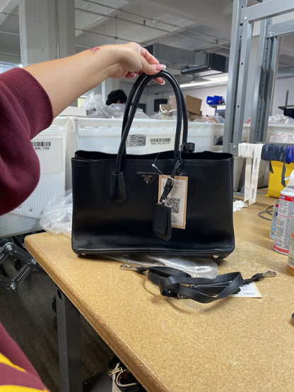 Cuir Double Tote Leather Large