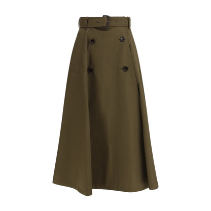 Midi Trench Skirt Juniper