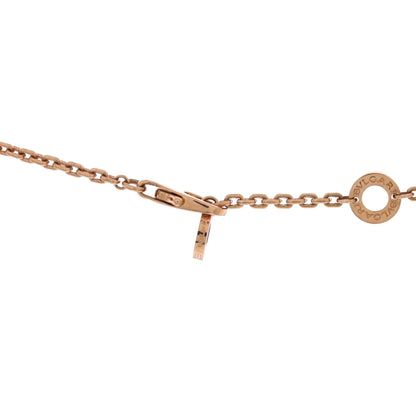 Serpenti Viper Pendant Necklace 18K Rose Gold with Carnelian and Diamonds
