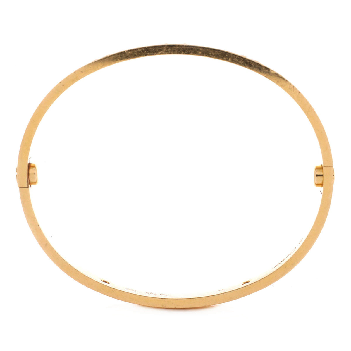 Love 4 Diamond Bracelet 18K Yellow Gold with Diamonds 17