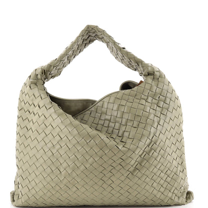 Hop Hobo Intrecciato Leather Large