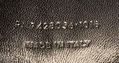 Classic Monogram College Bag Matelasse Chevron Leather Medium