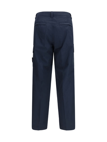 Cotton Pants Navy Blue