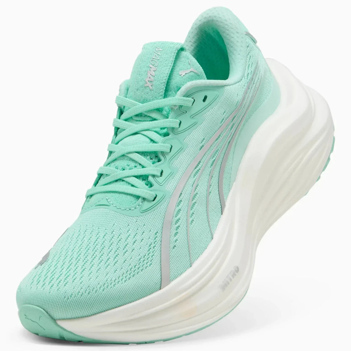 PUMA Mag Max Nitro Melt Women's Running Shoes — Mint