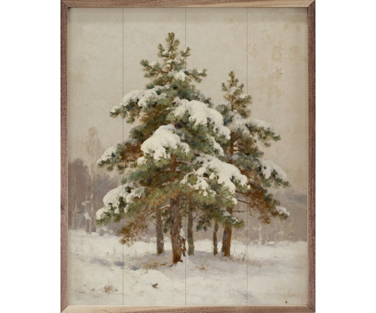 Kendrick Home Snow Covered Pines Center