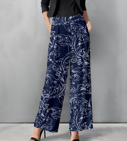Navy and White-