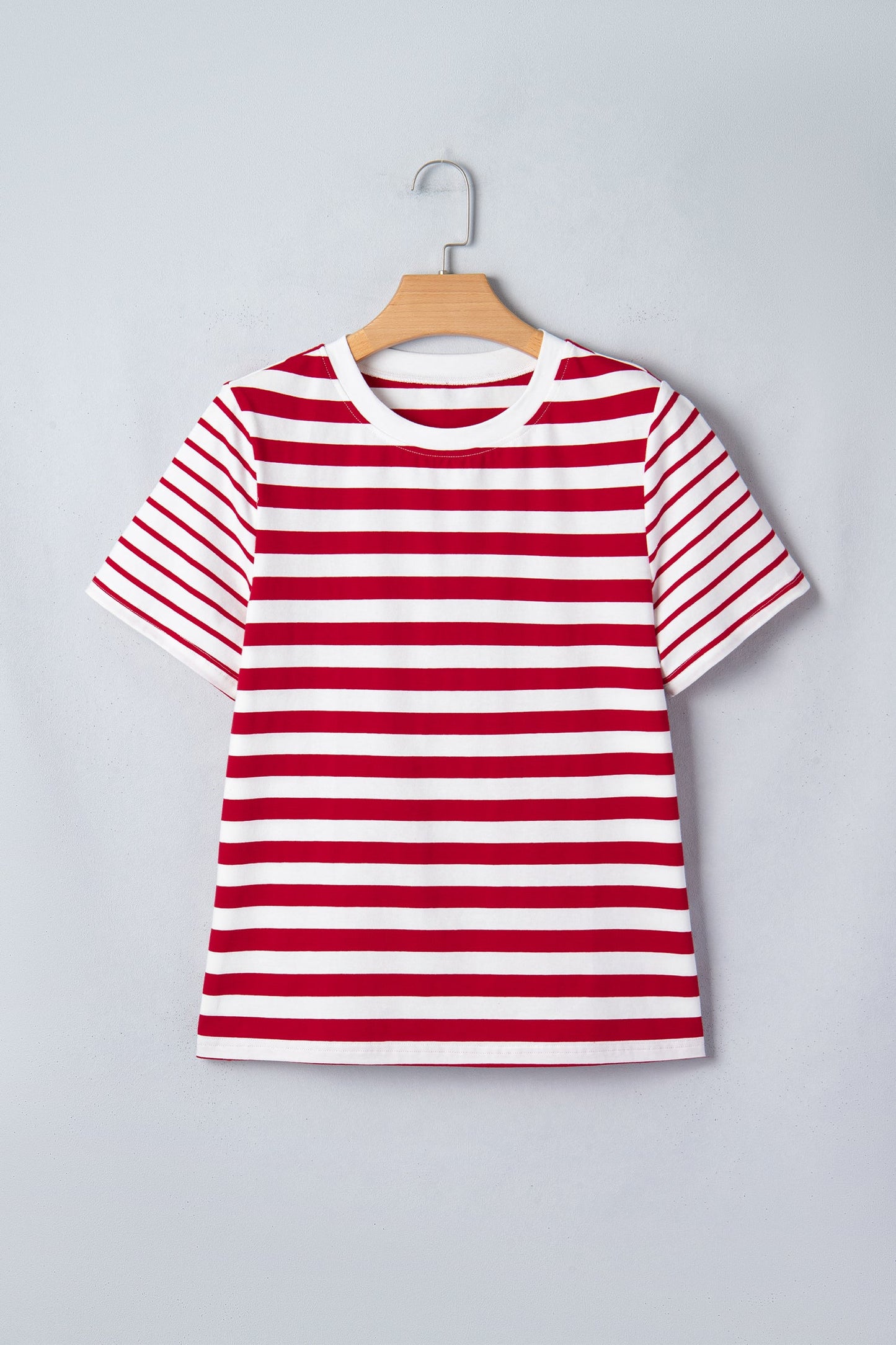 Threaded Pear June Stripe Patchwork T Shirt