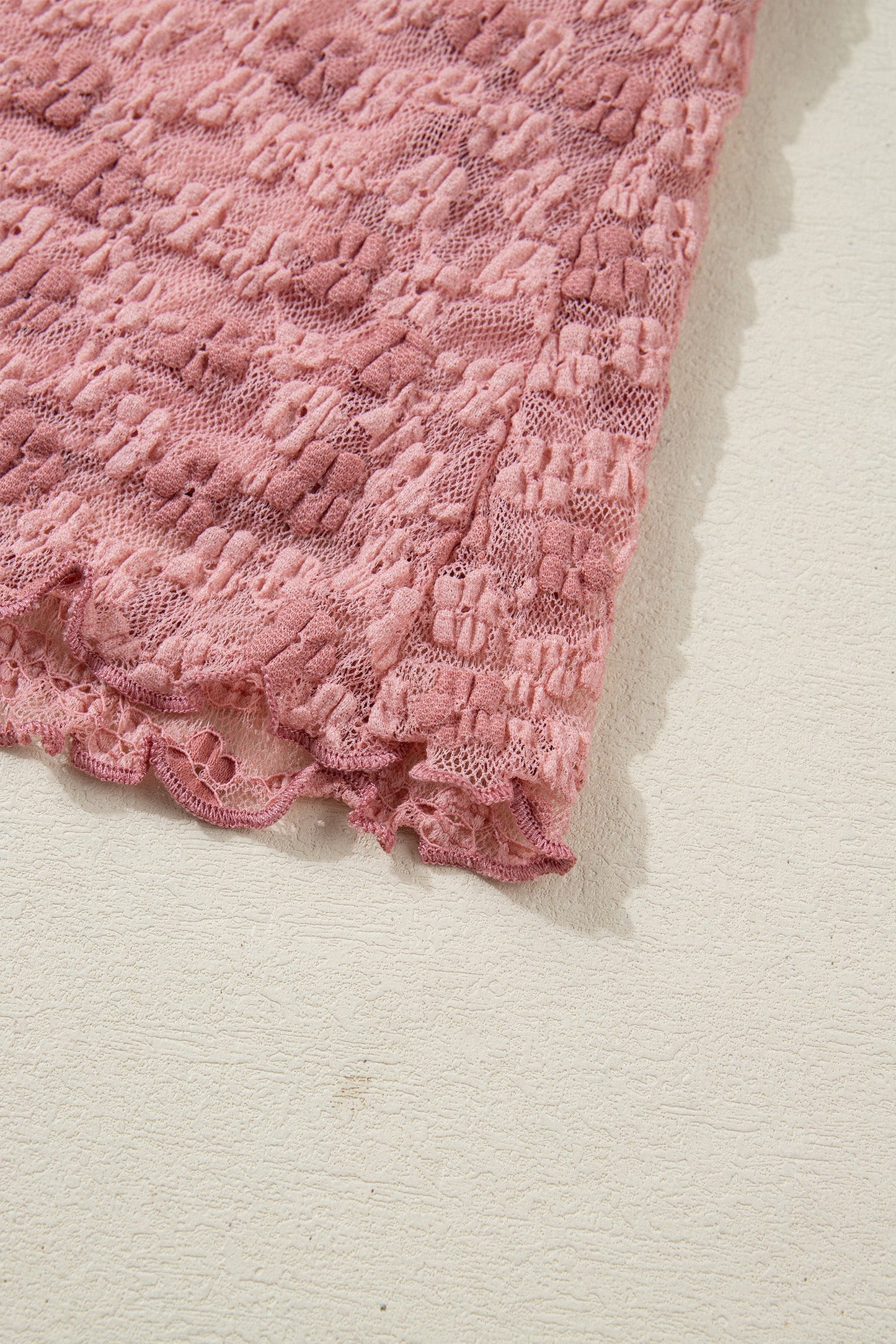 Threaded Pear Paloma Detail Floral Lace Blouse