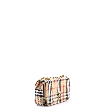 Lola Shoulder Bag Vintage Check Tweed Small