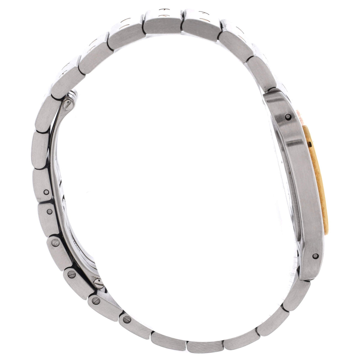 Santos de Cartier Galbee Quartz Watch Stainless Steel and Yellow Gold 24