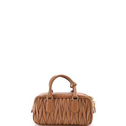 Arcadie Top Handle Bag Matelasse Leather Regular