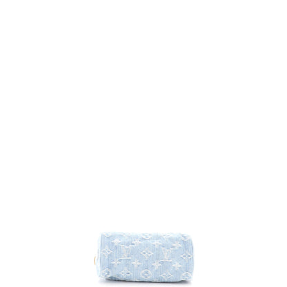 Speedy Bandouliere NM Bag Monogram Denim Sky Nano