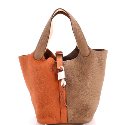 Picotin Lock Bag Tricolor Clemence PM