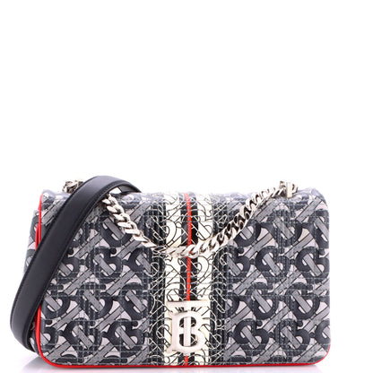 Lola Shoulder Bag Quilted Printed Leather Small