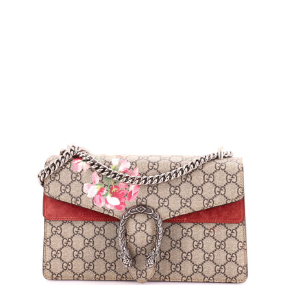 Dionysus Bag Blooms Print GG Coated Canvas Small