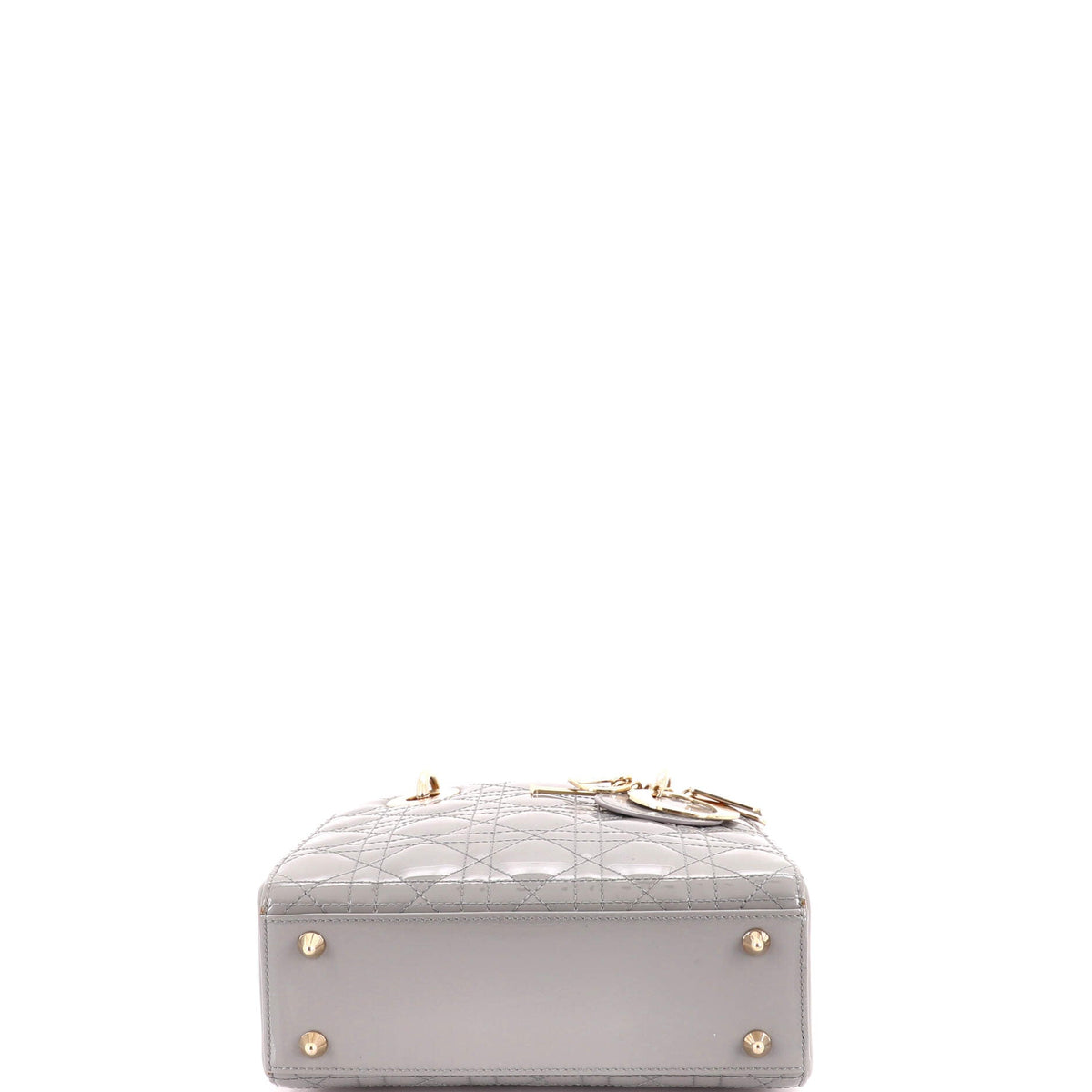 Lady Dior Bag Cannage Quilt Patent Small