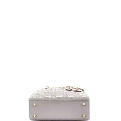 Lady Dior Bag Cannage Quilt Patent Small