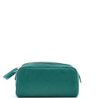 Dopp Kit Toiletry Pouch Taurillon Monogram Leather