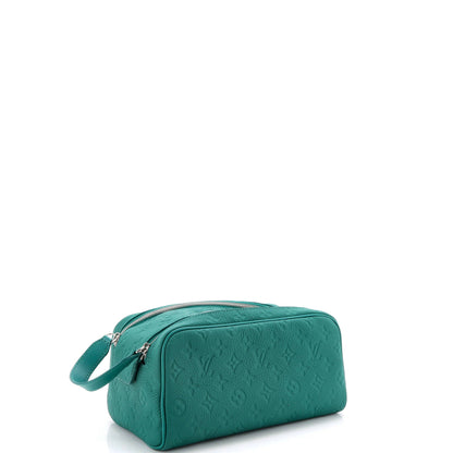 Dopp Kit Toiletry Pouch Taurillon Monogram Leather