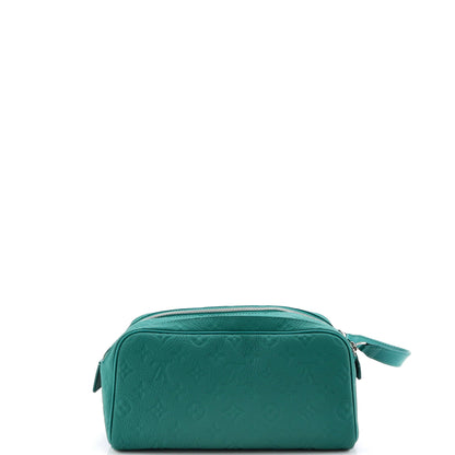 Dopp Kit Toiletry Pouch Taurillon Monogram Leather