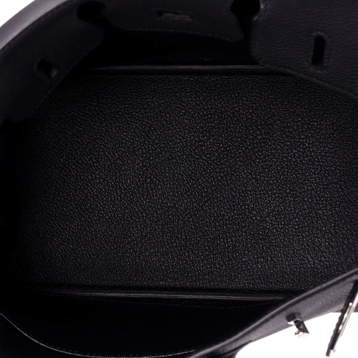 Birkin Handbag Noir Togo with Palladium Hardware 25
