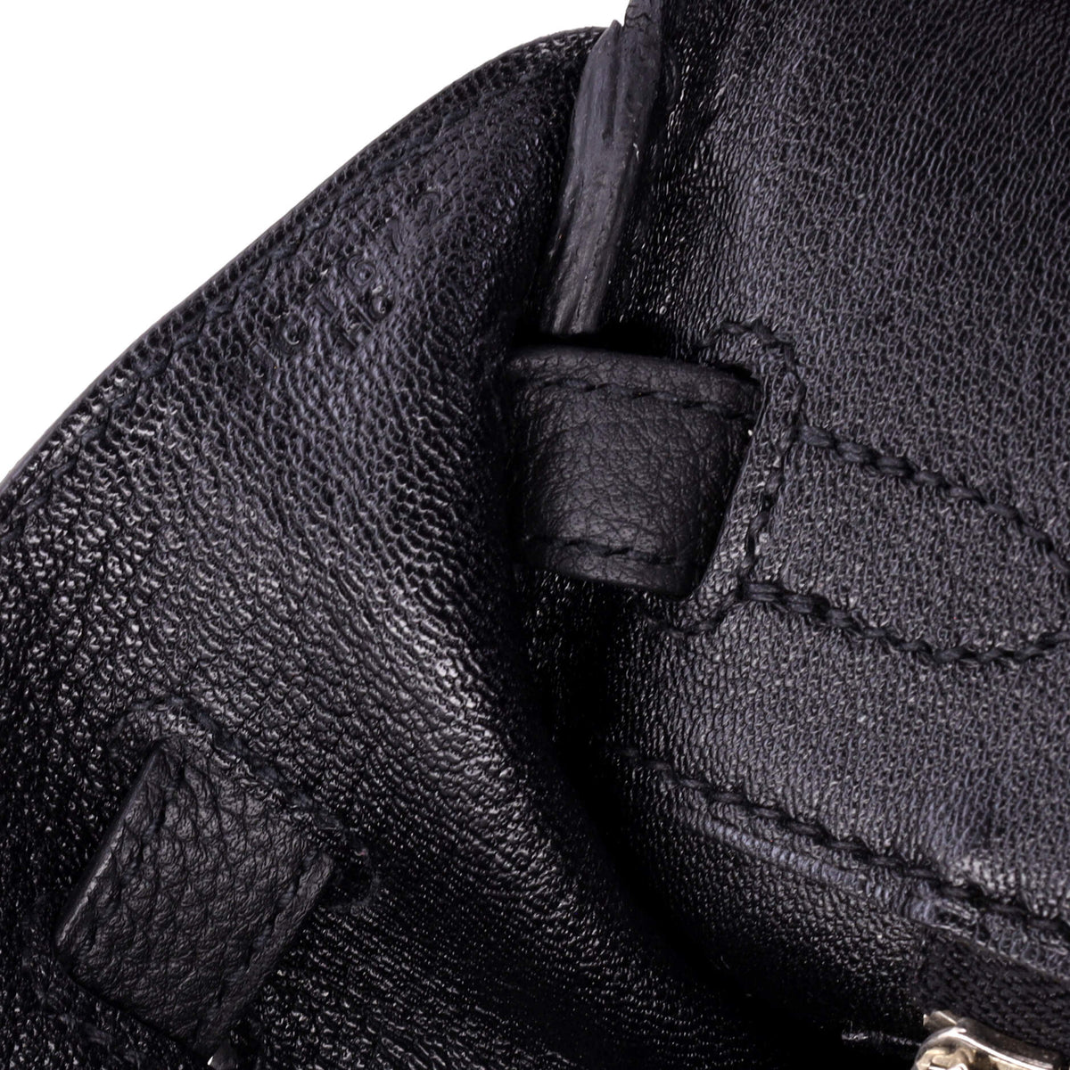 Birkin Handbag Noir Togo with Palladium Hardware 25