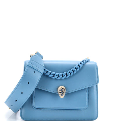 Serpenti Forever Maxi Chain Crossbody Bag Leather Small
