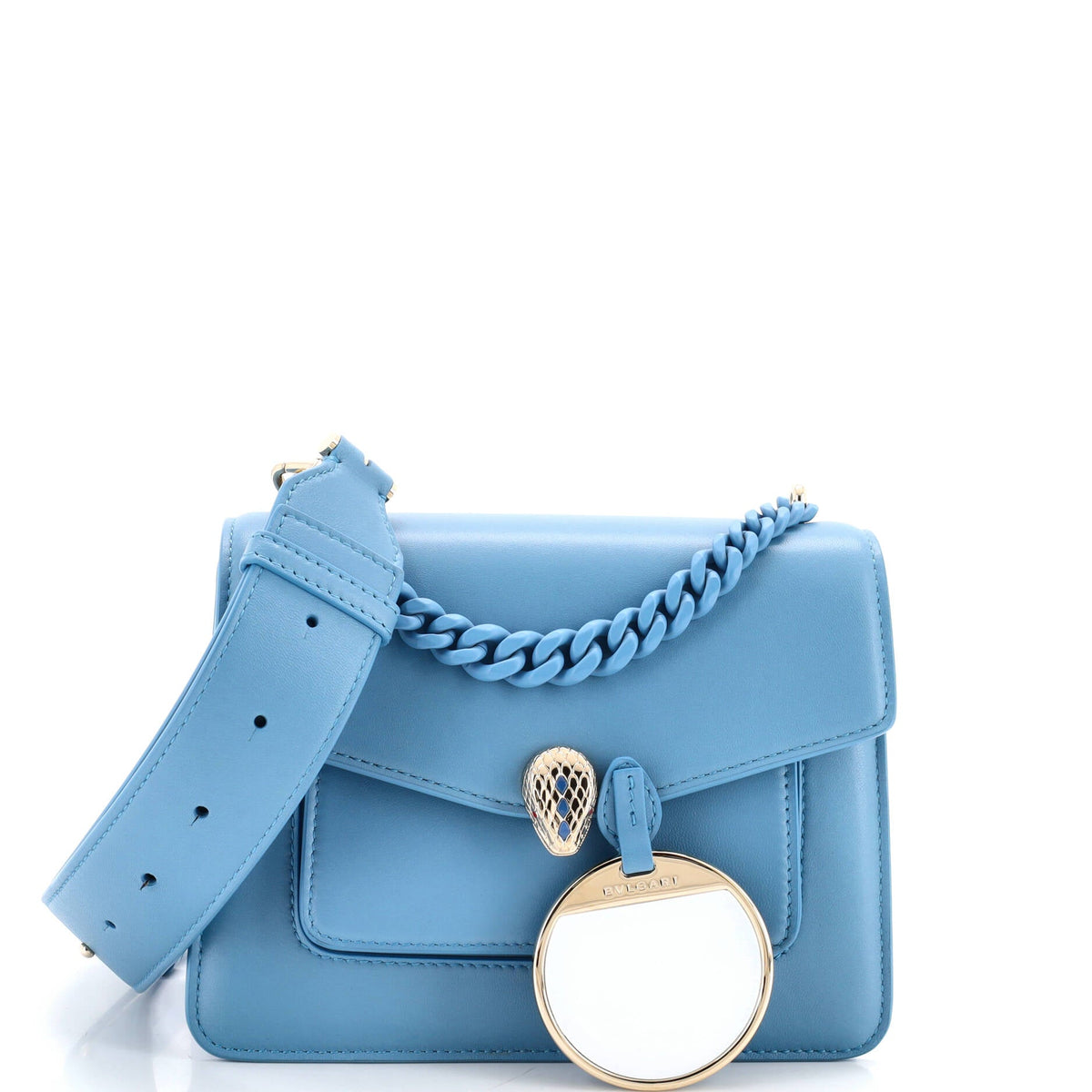 Serpenti Forever Maxi Chain Crossbody Bag Leather Small
