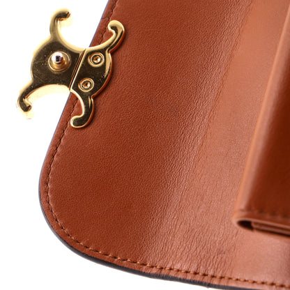 Triomphe Trifold Wallet Leather Small