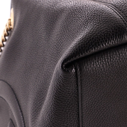 Soho Chain Strap Shoulder Bag Leather Medium