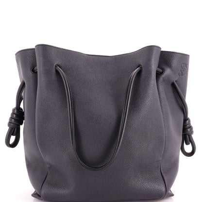 Flamenco Knot Tote Leather Large