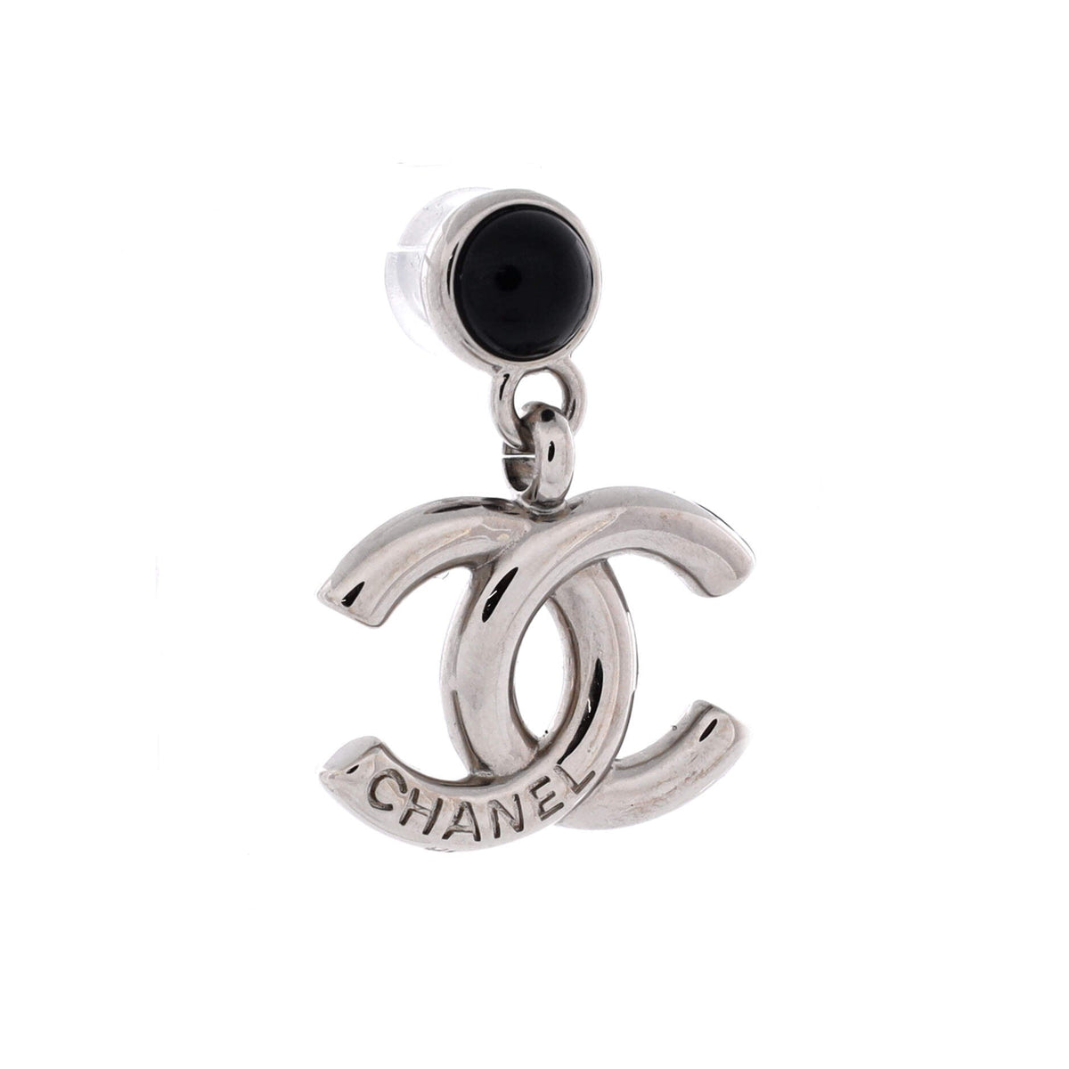 CC Logo Drop Earrings Metal with Enamel