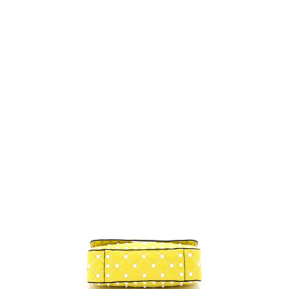 Free Rockstud Spike Flap Bag Quilted Leather Small