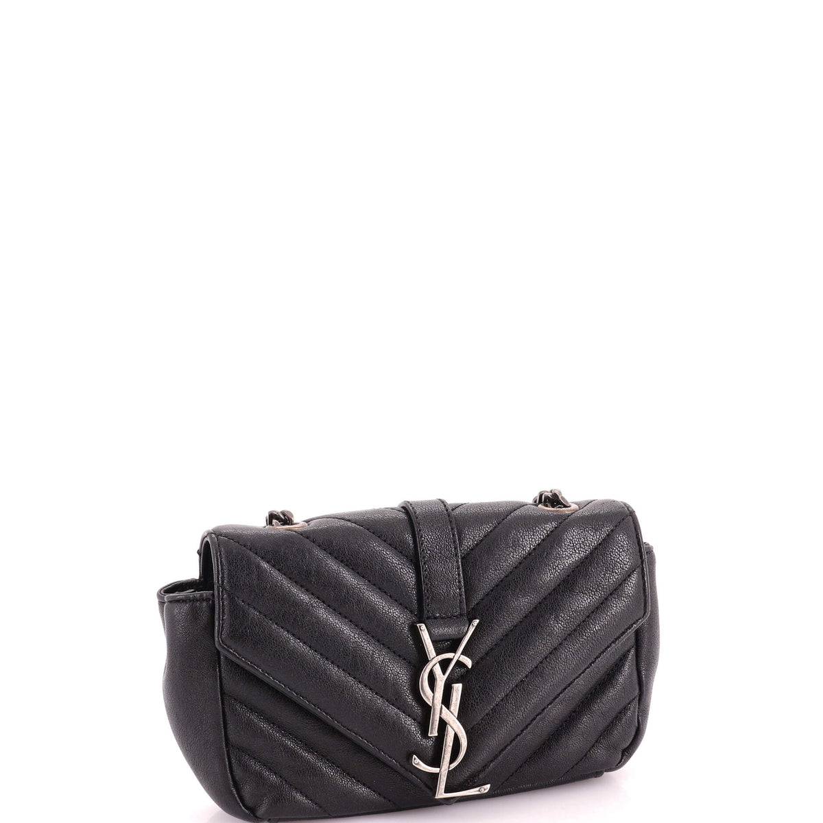 Classic Monogram Crossbody Bag Matelasse Chevron Leather Baby