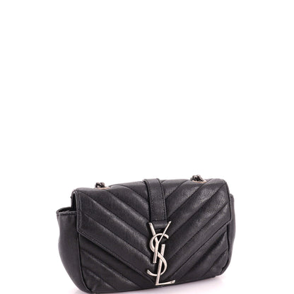 Classic Monogram Crossbody Bag Matelasse Chevron Leather Baby