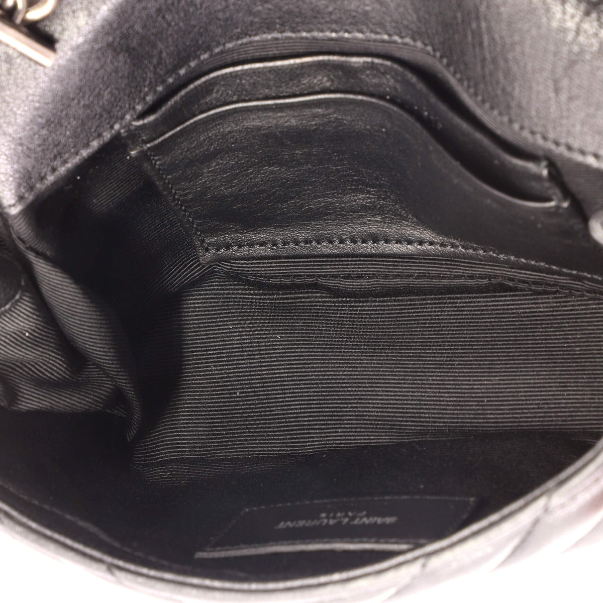 Classic Monogram Crossbody Bag Matelasse Chevron Leather Baby